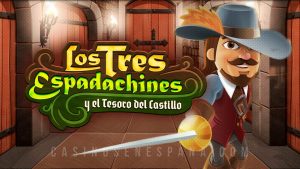 Los Tres Espandachines y el tesoro del castillio Tragamonedas