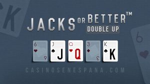 Banner de juego de jacks or better double up