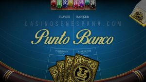 Banner de juego de Punto Banco